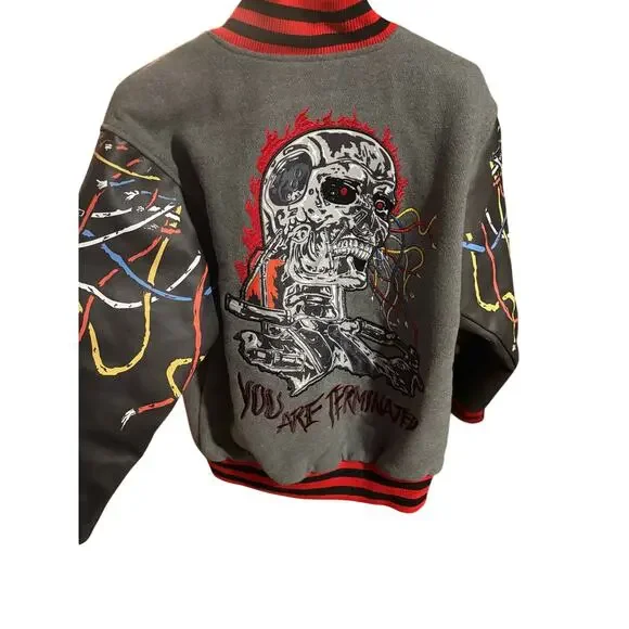 NWT SZ S - Brand X Terminator Varsity Jacket